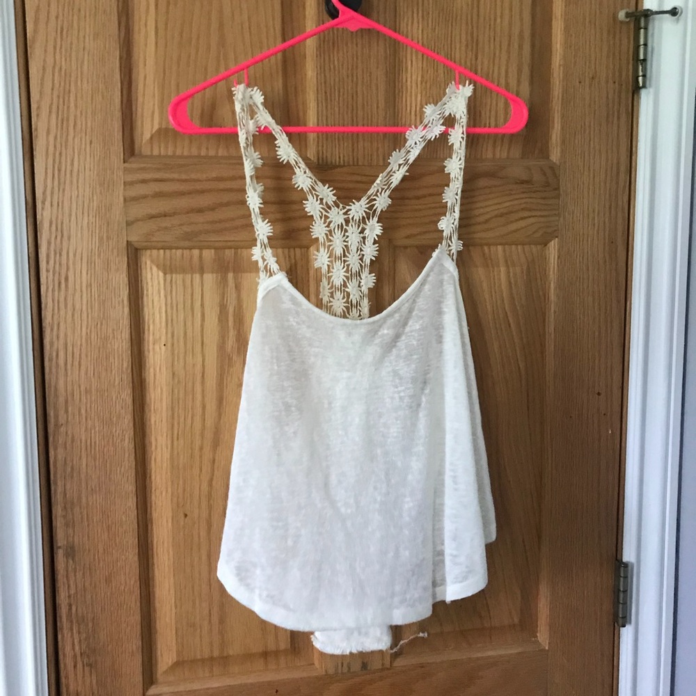 White tank top